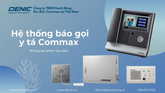 hệ thống báo gọi y tá commax danh đặng