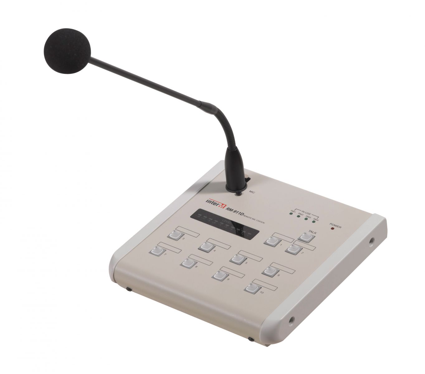 RM-911D Desktop Remote Paging Microphone Station