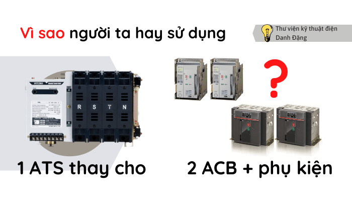 Vì sao sử dụng ATS Vitzro thay thế dùng 2 ACB+ full phụ kiện